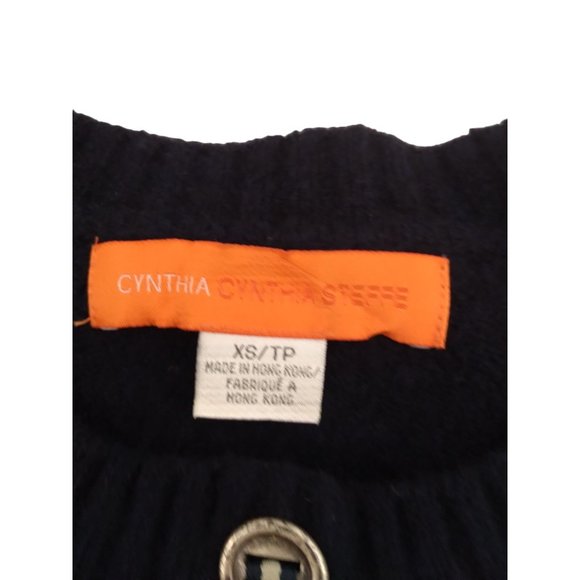 Cynthia Steffe Hong Kong School Girl Varsity Cargian Jacket wool blend size XS - Picture 11 of 16